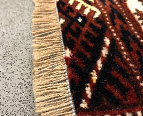 Oriental Rug Fringe Repair