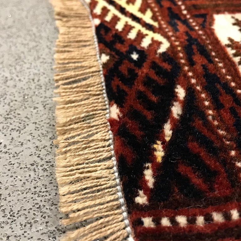 Oriental Rug Fringe Repair